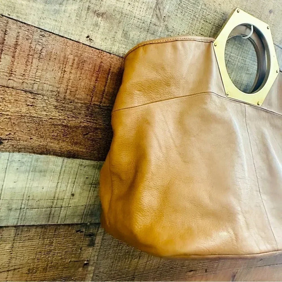 Jonathan Adler Hex Handle Leather Bag - Picture 3 of 10